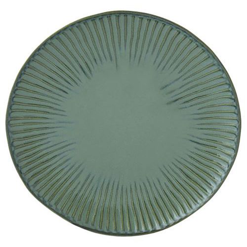 Assiette plate Ø26 cm verte-Gallery - Easy Life