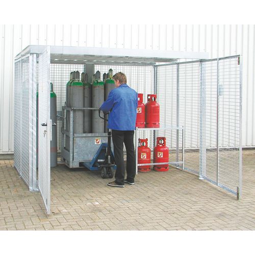 Cabine stockage de bouteilles de gaz - 2 portes