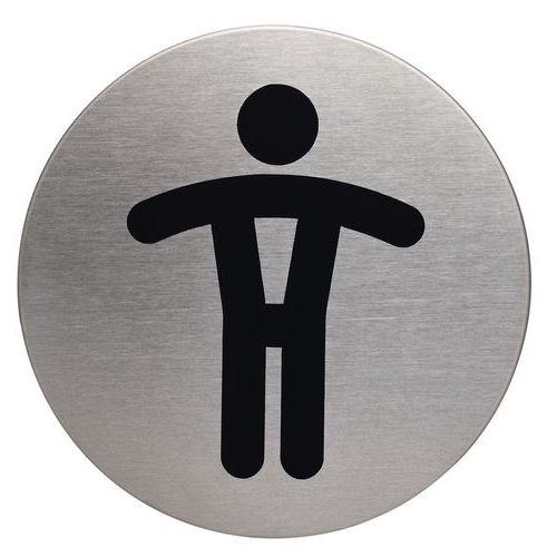 Pictogramme design rond 83 mmØ - Homme - Durable