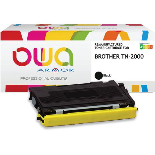 Toner remanufacturé Brother TN-2000 - Noir - Owa