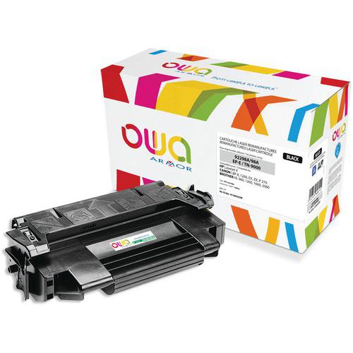 Toner remanufacturé Canon EP-E-HP 92298A-BROTHER TN-9000-Noir - Owa