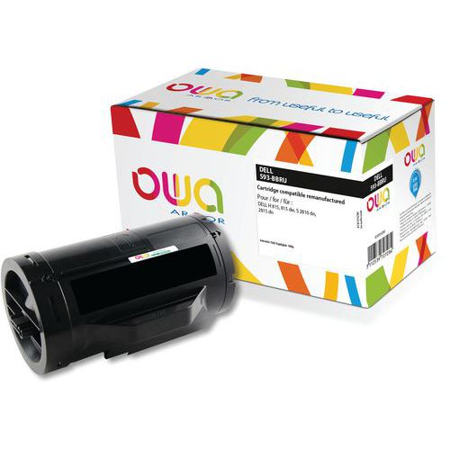 Toner remanufacturé Dell 593 - BBRU - Noir - Owa