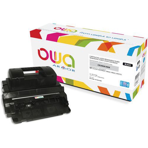 Toner remanufacturé HP CE390X - Noir - Owa