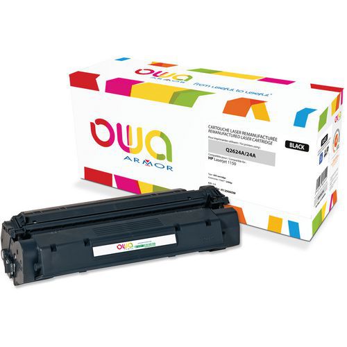 Toner remanufacturé HP Q2624A - Noir - Owa