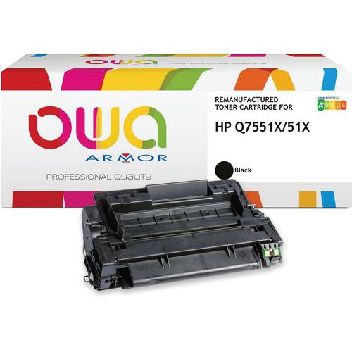 Toner remanufacturé HP Q7551X - Noir - Owa