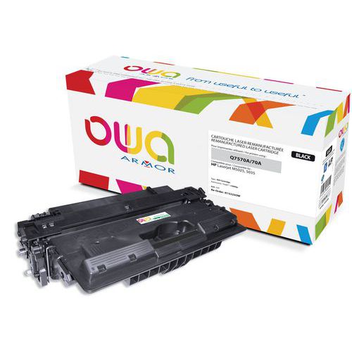 Toner remanufacturé HP Q7570A - Noir - Owa