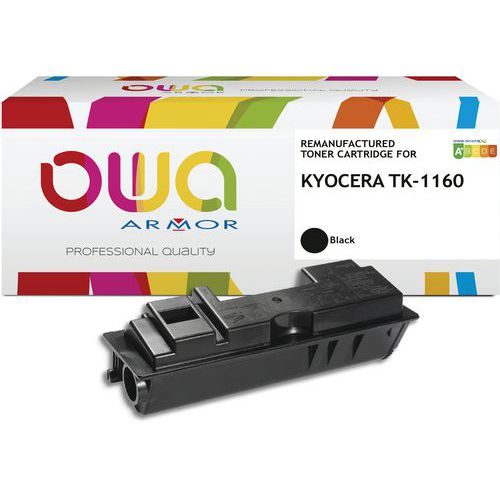 Toner remanufacturé Kyocera TK-1160 - Noir - Owa