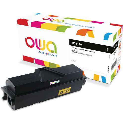 Toner remanufacturé Kyocera TK-1170 - Noir - Owa