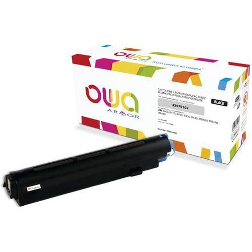 Toner remanufacturé OKI 43979102 - Noir - Owa