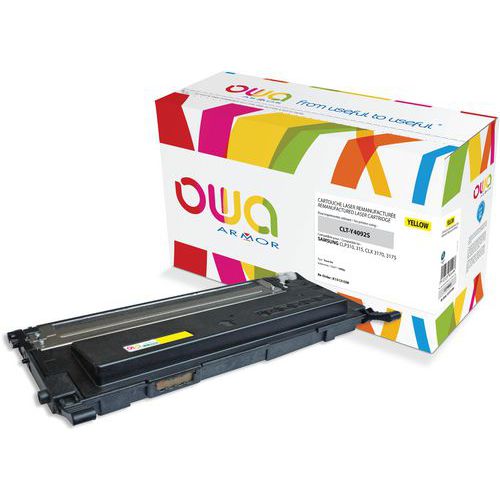 Toner remanufacturé Samsung CLT-Y4092S/ELS - Jaune - Owa