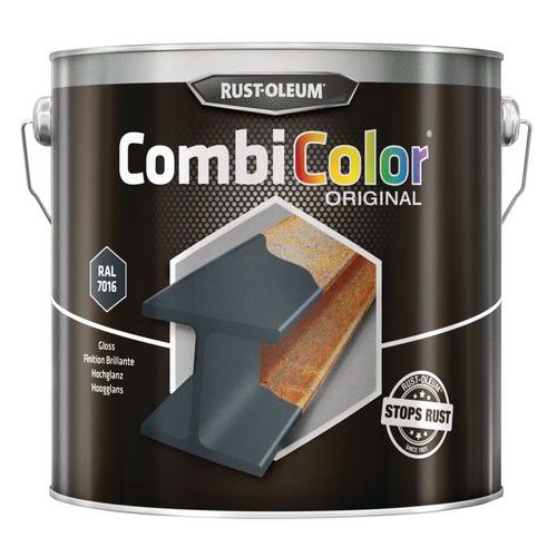 Primaire et finition Combicolor gris anthracite - Rust-Oleum