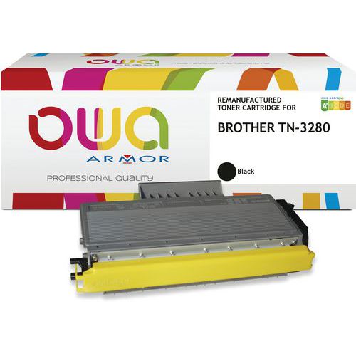 Toner remanufacturé Brother TN-3280 - Noir - Owa