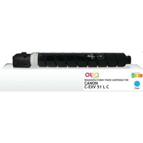 Toner remanufacturé Canon C-EXV51 L - Owa