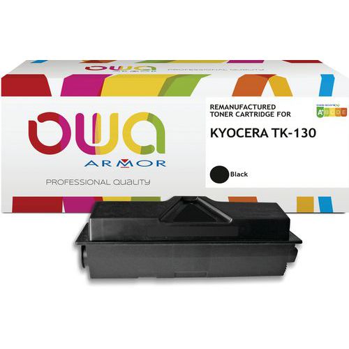 Toner remanufacturé Kyocera TK-130 - Noir - Owa