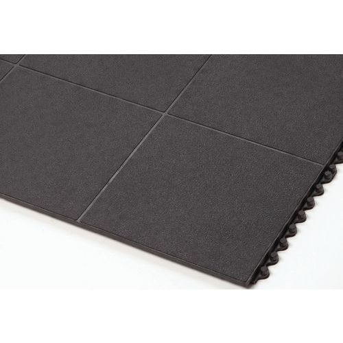 Dalle antifatigue Cushion Ease Solid - noir - 91 X 91 cm - Notrax