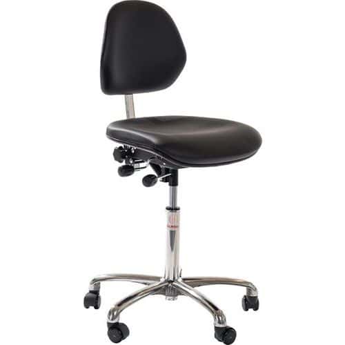 Siège Aktiv ESD - Imitation cuir - Bas - Global Professional Seating