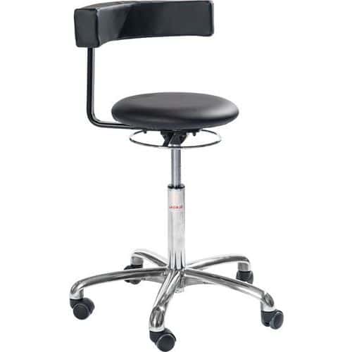 Saturn Alu610 - Imitation cuir - Bas - Global Professional Seating