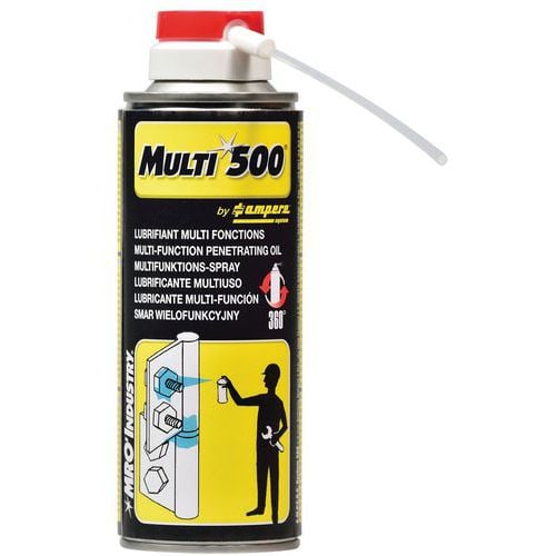 Aérosol de lubrifiant multi-fonction, multi position 200 mL - Ampere System