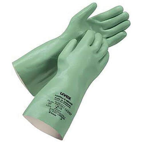 Gants protection chimique Rubiflex S NB40S - Uvex