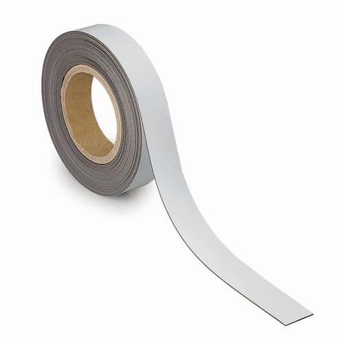 Bande de marquage inscriptible magnétique 10m x 30mm x 1mm - Maul