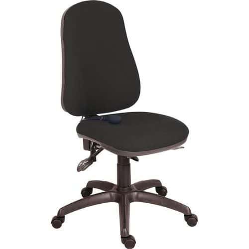 Chaise ergonomique à dossier haut pour utilisation permanente avec ressort lombaire - Turaco