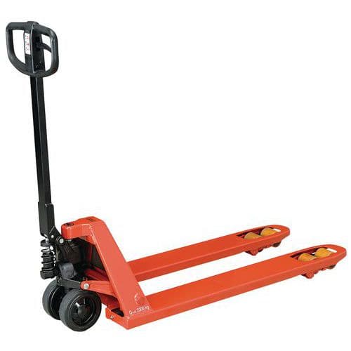 Transpalette manuel Silence Quicklift - Fourche longueur 1150 mm - Force 2300 kg