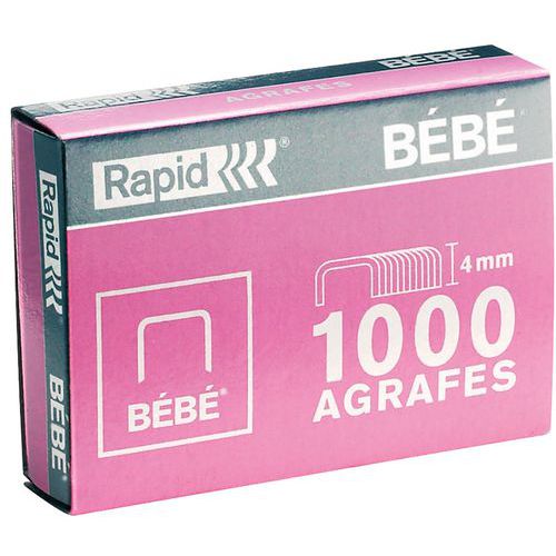 Agrafes bébé lot de 1000 -  Rapid