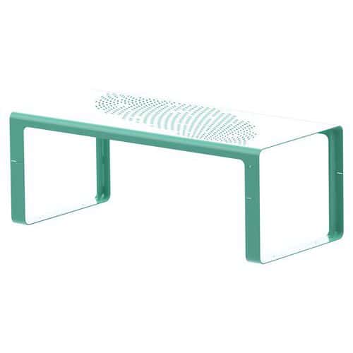 Table Zigzag 69 x 69 cm acier Tolerie Forezienne