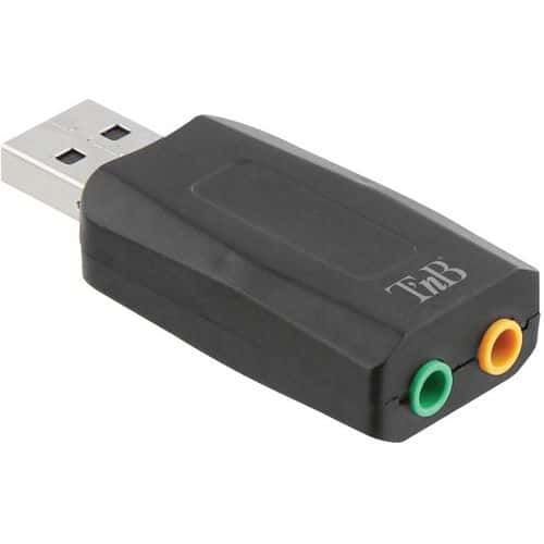 Adaptateur audio USB 5.1 vers double jack - TNB