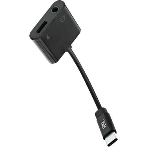 Adaptateur USB-C vers jack 3.5 mm et USB-C - TNB