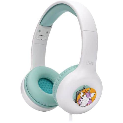 Casque filaire limiteur de decibel jack 3.5 mm Kids - TNB