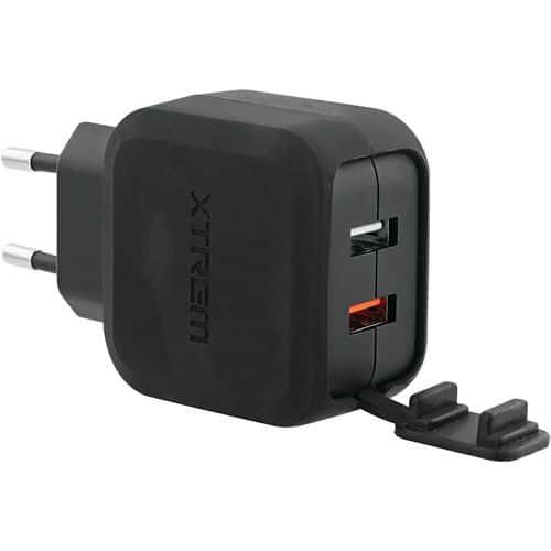 Chargeur secteur 2 ports USB-A compact Xtremwork - TNB