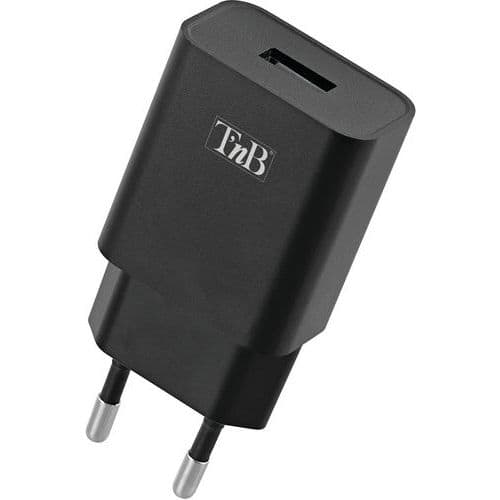 Chargeur secteur USB 12W - TNB