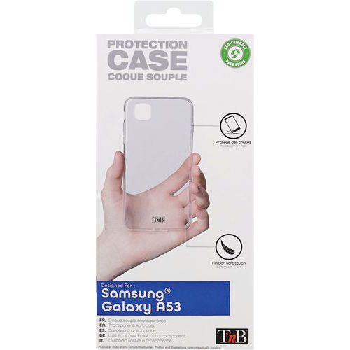 Coque souple transparente pour Samsung Galaxy A53 - TNB