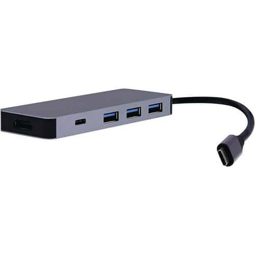 Hub USB Type-C 6 en 1 iClick - TNB