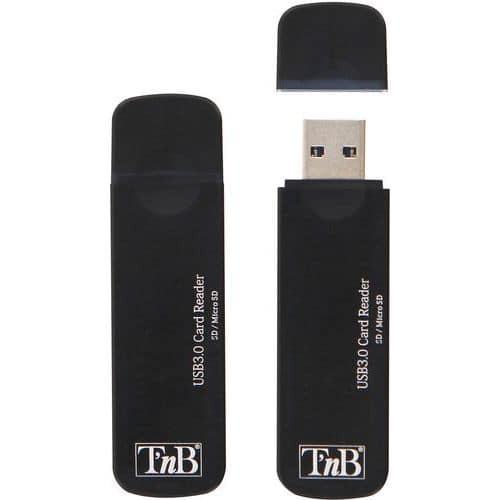 Lecteur cartes mémoire USB 3.0 Pocket Reader - T'nB