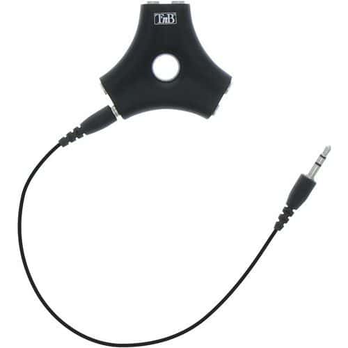 Repartiteur audio 6 jack 3.5 mm male Music - TNB