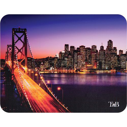 Tapis de souris illustré Manhattan - T'nB