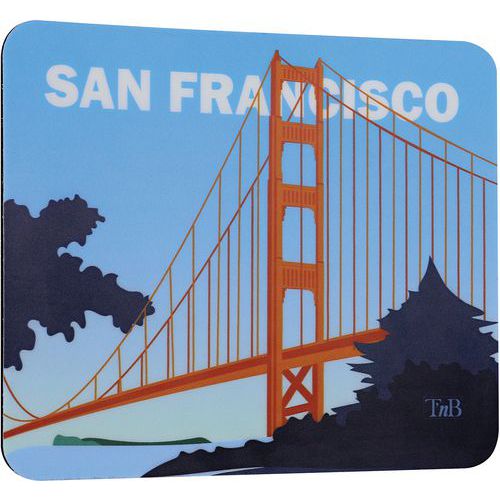 Tapis de souris illustre San Francisco exclusiv - TNB