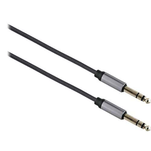 Cable jack 6.35 mm stereo vers jack 6.35 mm male- TNB