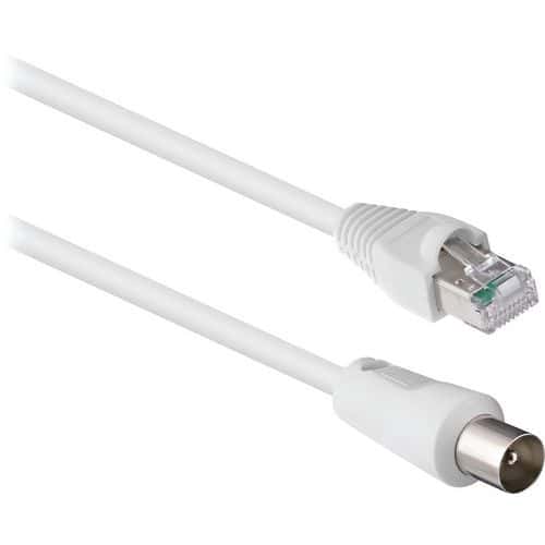 Cable RJ45 male vers coaxial 9.5mm - TNB