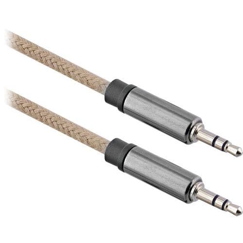 Cable stereo jack 3.5 mm male vers jack 3.5 mm male Rope - TNB