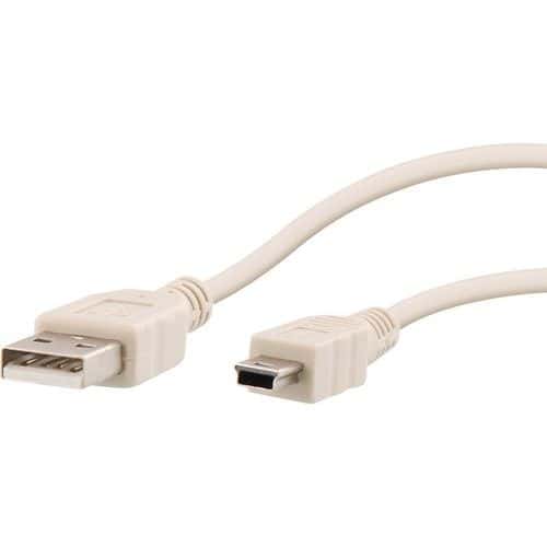 Cable USB male vers mini USB male - TNB