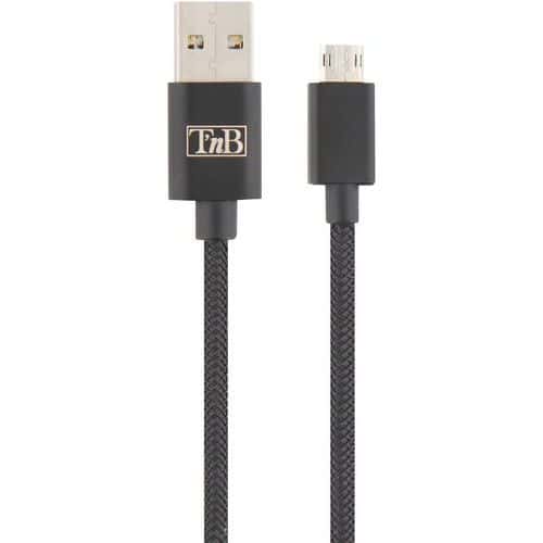 Cable USB vers Micro USB reversible - TNB