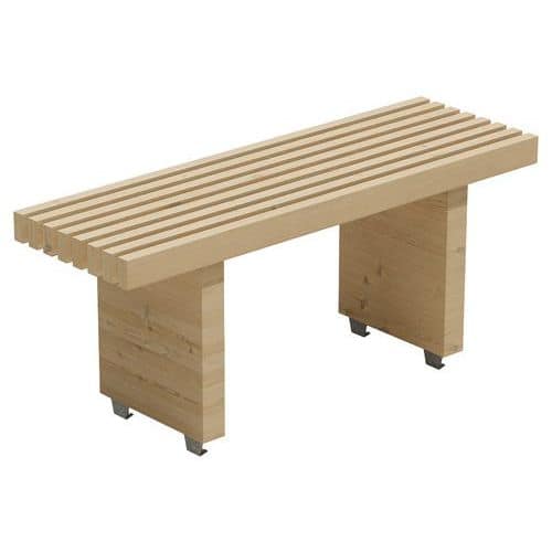 Table Modulam 2 pieds non traité Mobextan