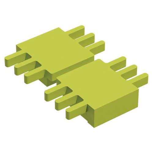 Jonction horizontale Modulam angle 180 vert Mobextan