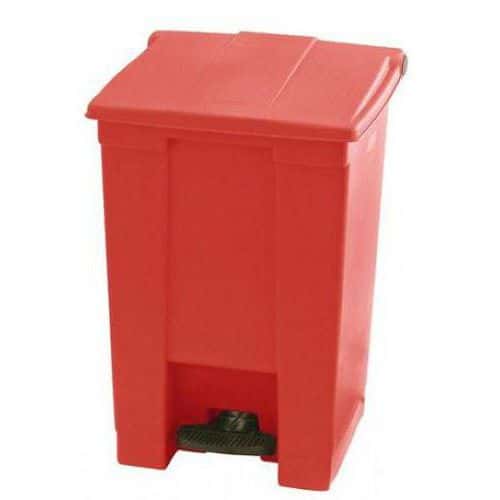 Poubelle à pédale Step-on - Rouge - 45 L - Rubbermaid