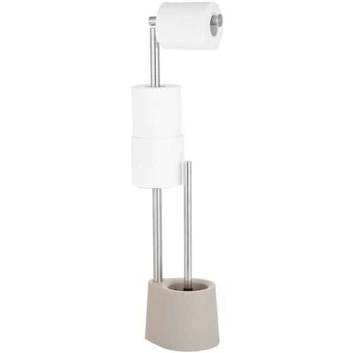 Combiné WC brosse + réserve + dérouleur - Arvix