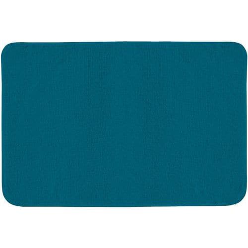 Tapis de sortie de bain Bleu lagon - Mircofibre - Arvix