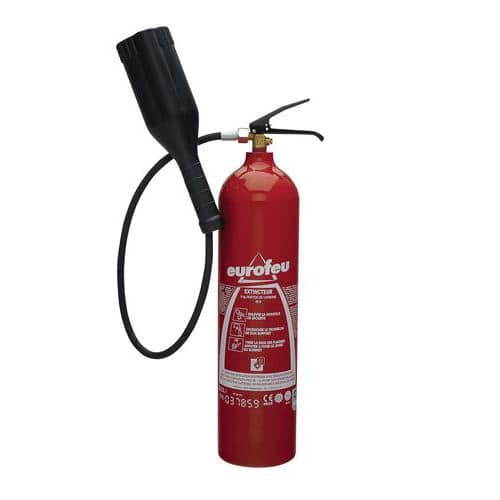 Extincteur EUROFEU dioxyde de carbone CO2 BC 5 kg